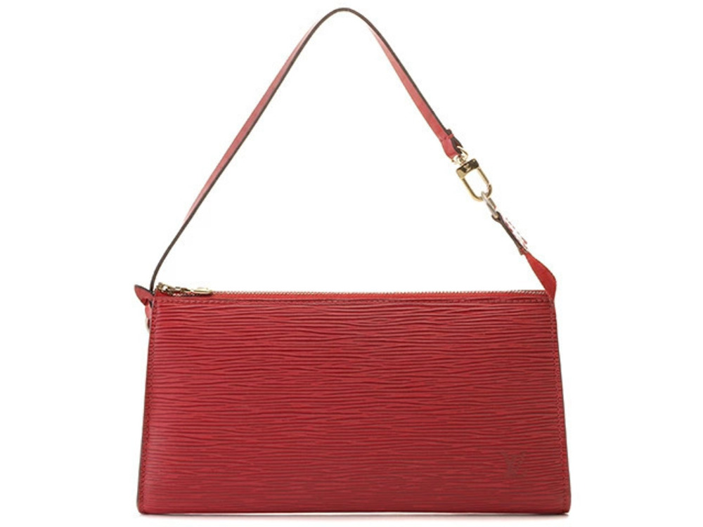 Louis Vuitton Epi Pochette Accessoires Castilian Red